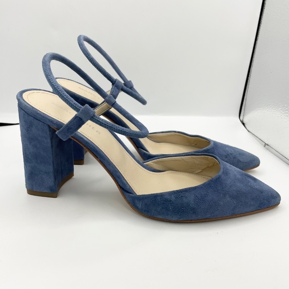 MARC FISHER Velise blue suede slingback pump women’s Size 7 1/2M - Picture 3 of 9